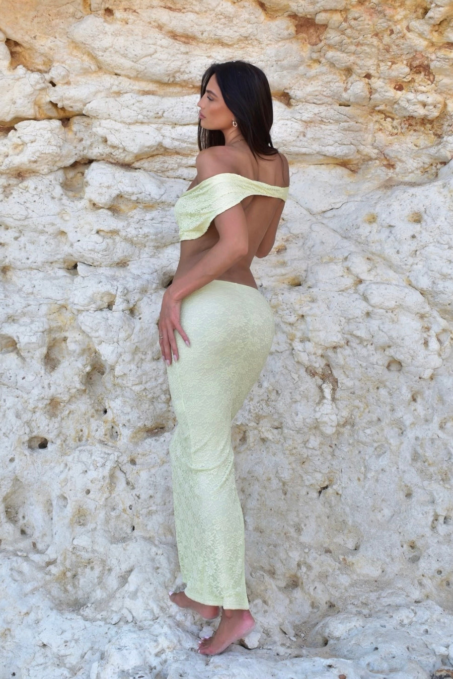 THE MELINA LACE MAXI DRESS LemonLunar clothes