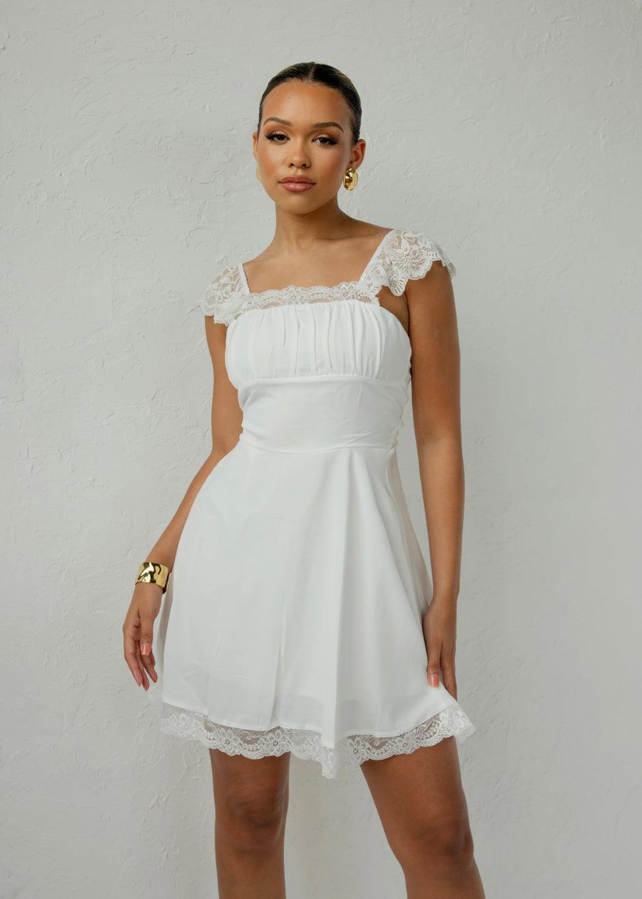 THE LIDIA MINI DRESS LemonLunar 