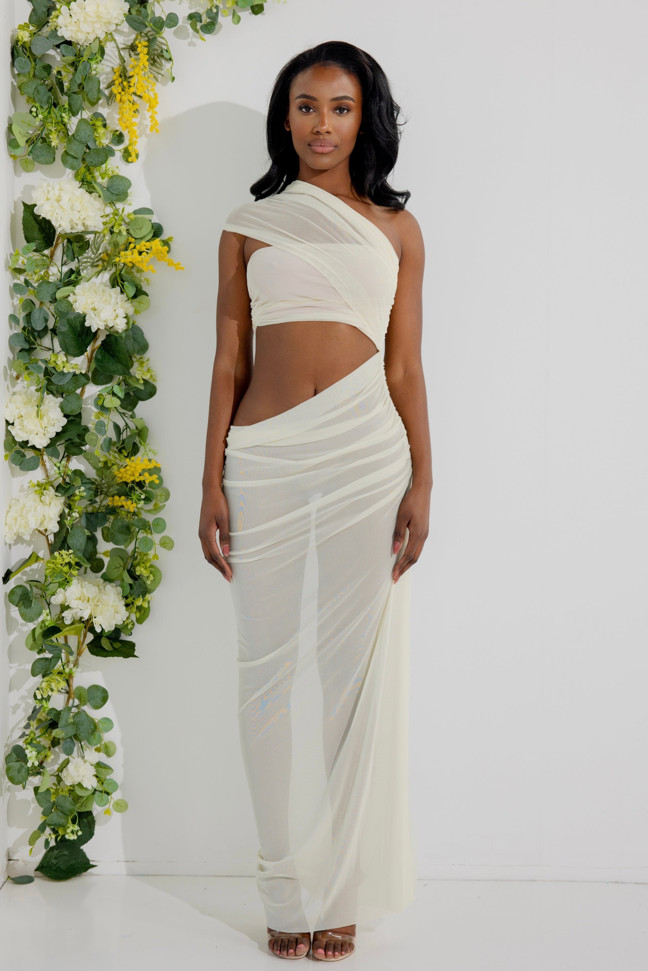 CALISTE SHEER DRESS