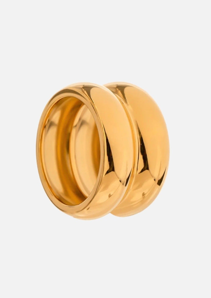 18k Gold Plated Chunky Ring CERTÍ x LEMONLUNAR Lemon Lunar UK clothes