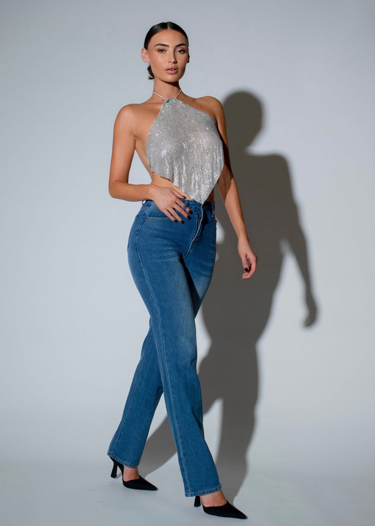 THE RAYA BLUE DENIM JEANS LemonLunar clothes
