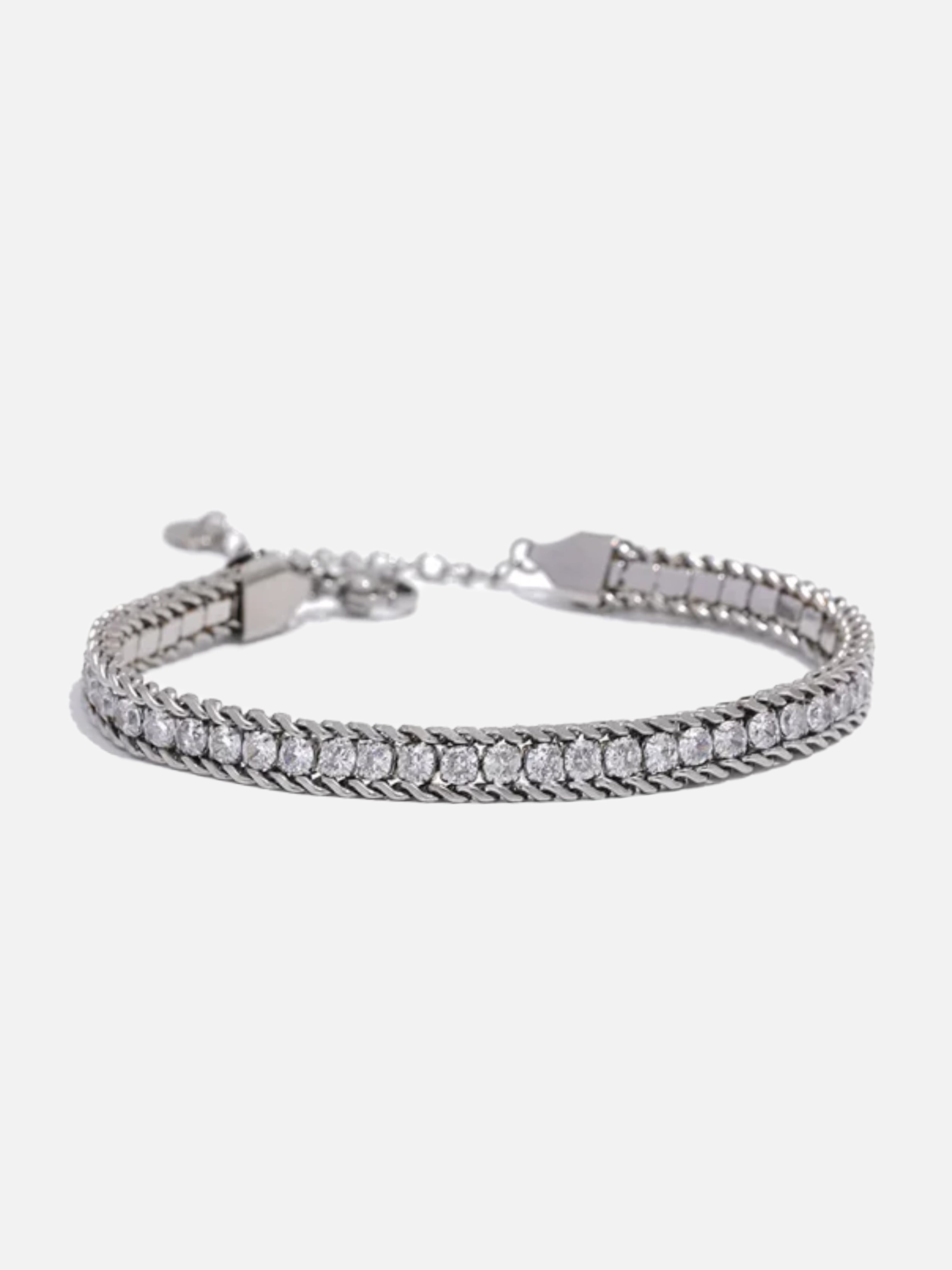 Stainless Steel Tennis Bracelet CERTÍ x LEMONLUNAR