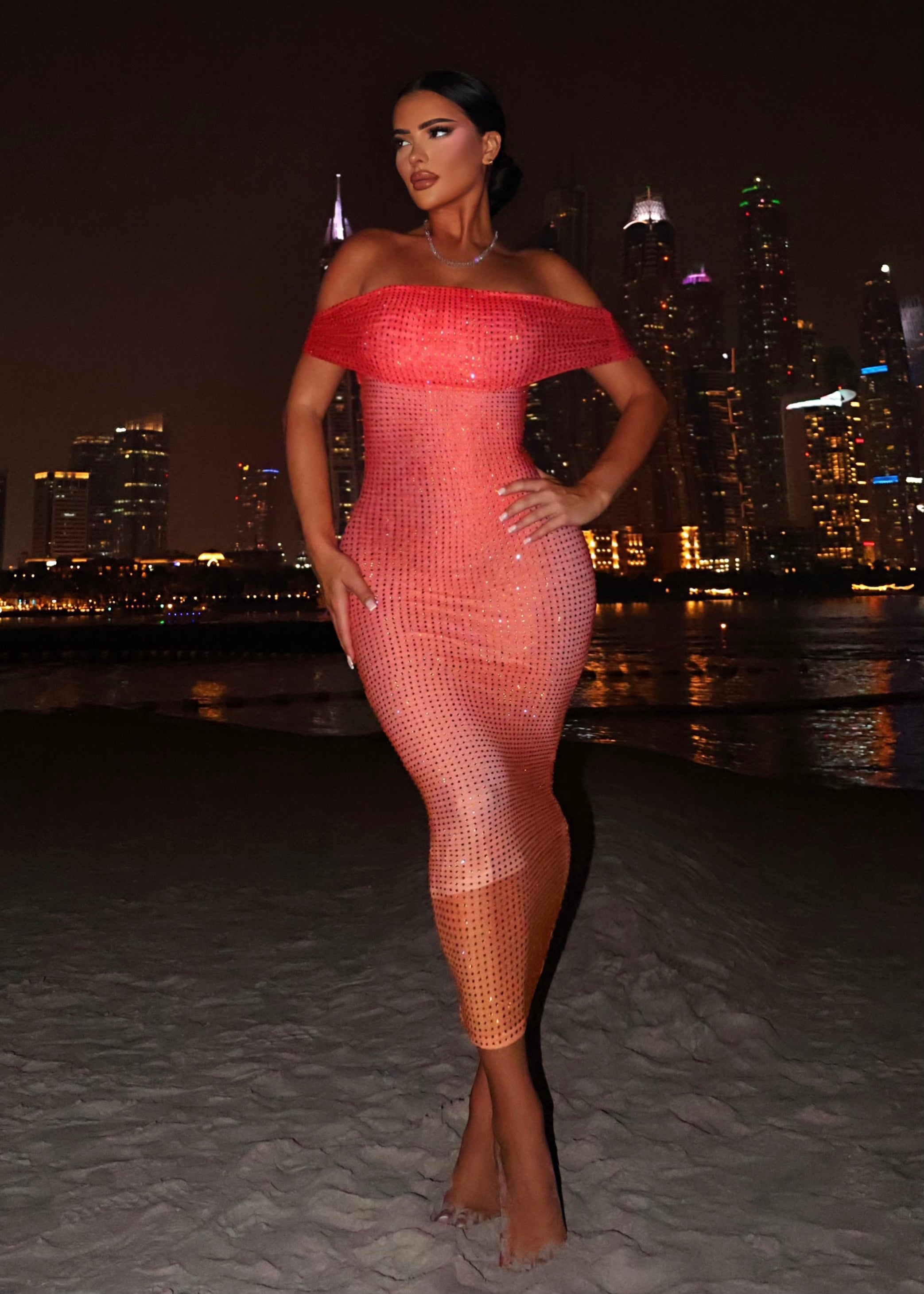 The Calliope Diamante Dress
