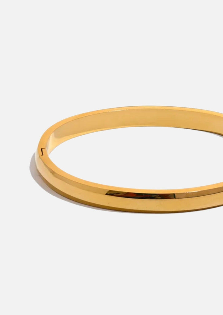 18k Gold Plated Chunky Bangle CERTÍ x LEMONLUNAR Lemon Lunar UK clothes