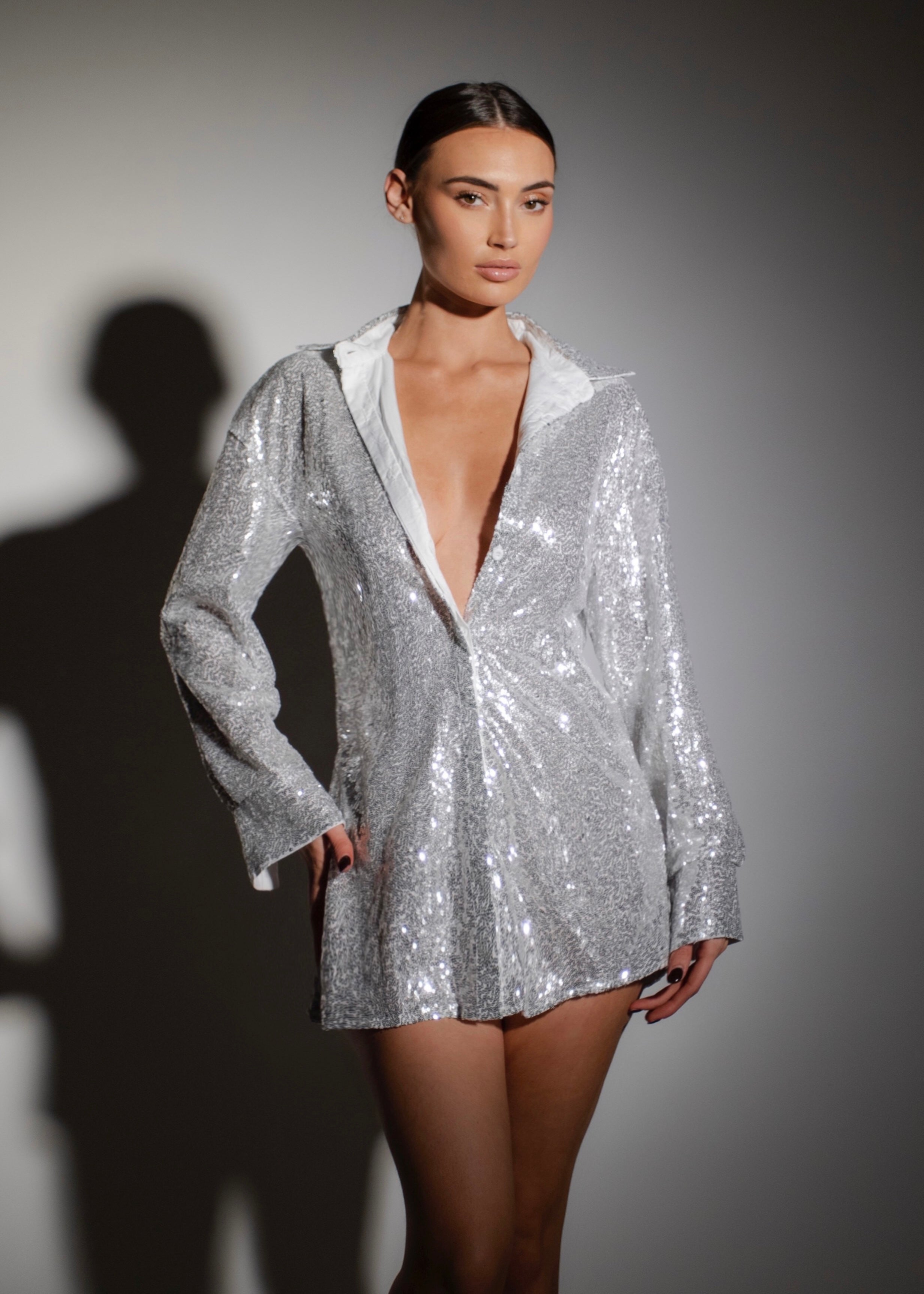 The Niya Sequin Blazer