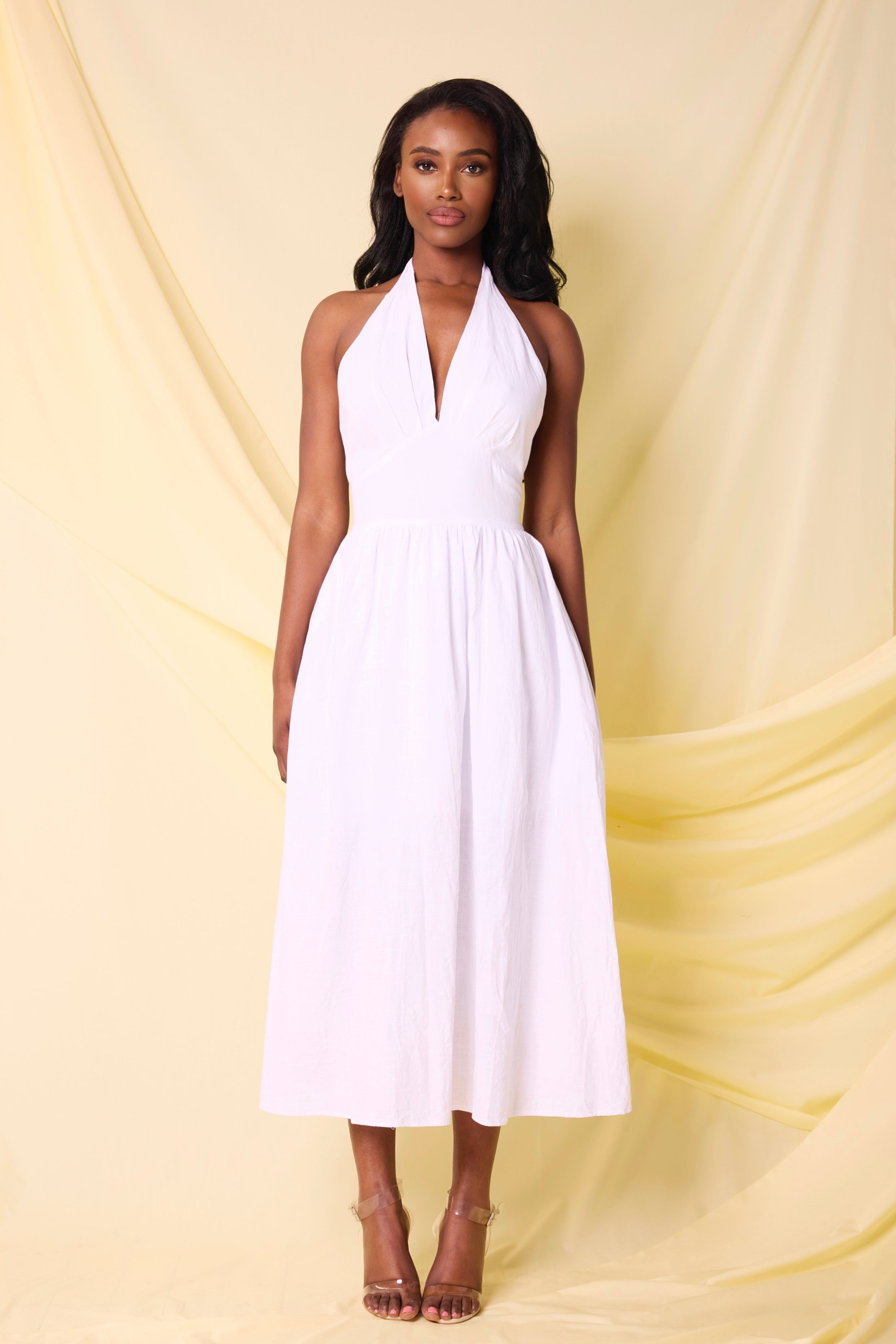 LYRA FLOATY MIDI DRESS