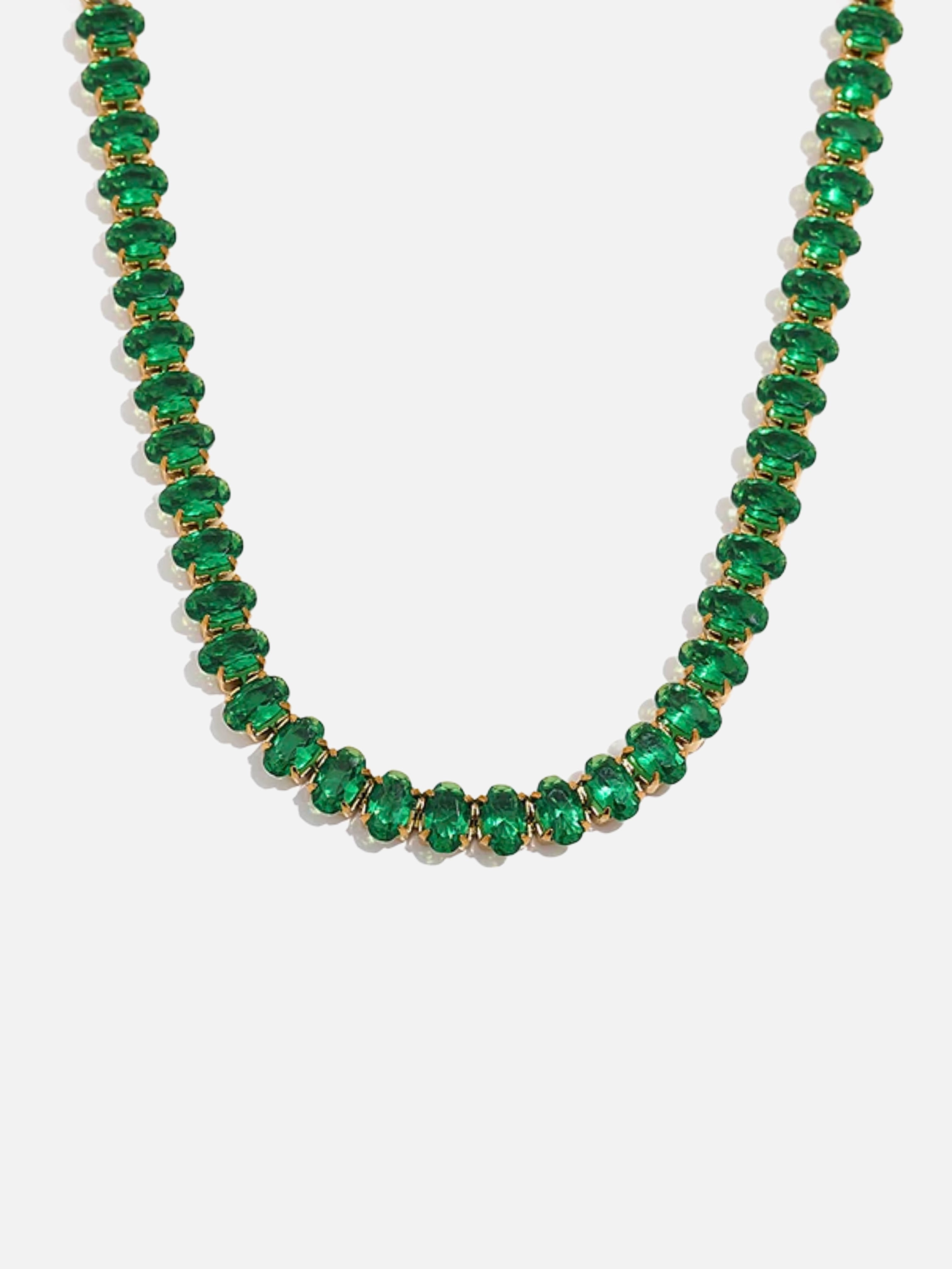 18k Plated Tennis Necklace CERTÍ x LEMONLUNAR