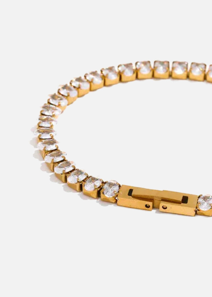 18k Gold Plated Tennis Bracelet CERTÍ x LEMONLUNAR Lemon Lunar UK clothes