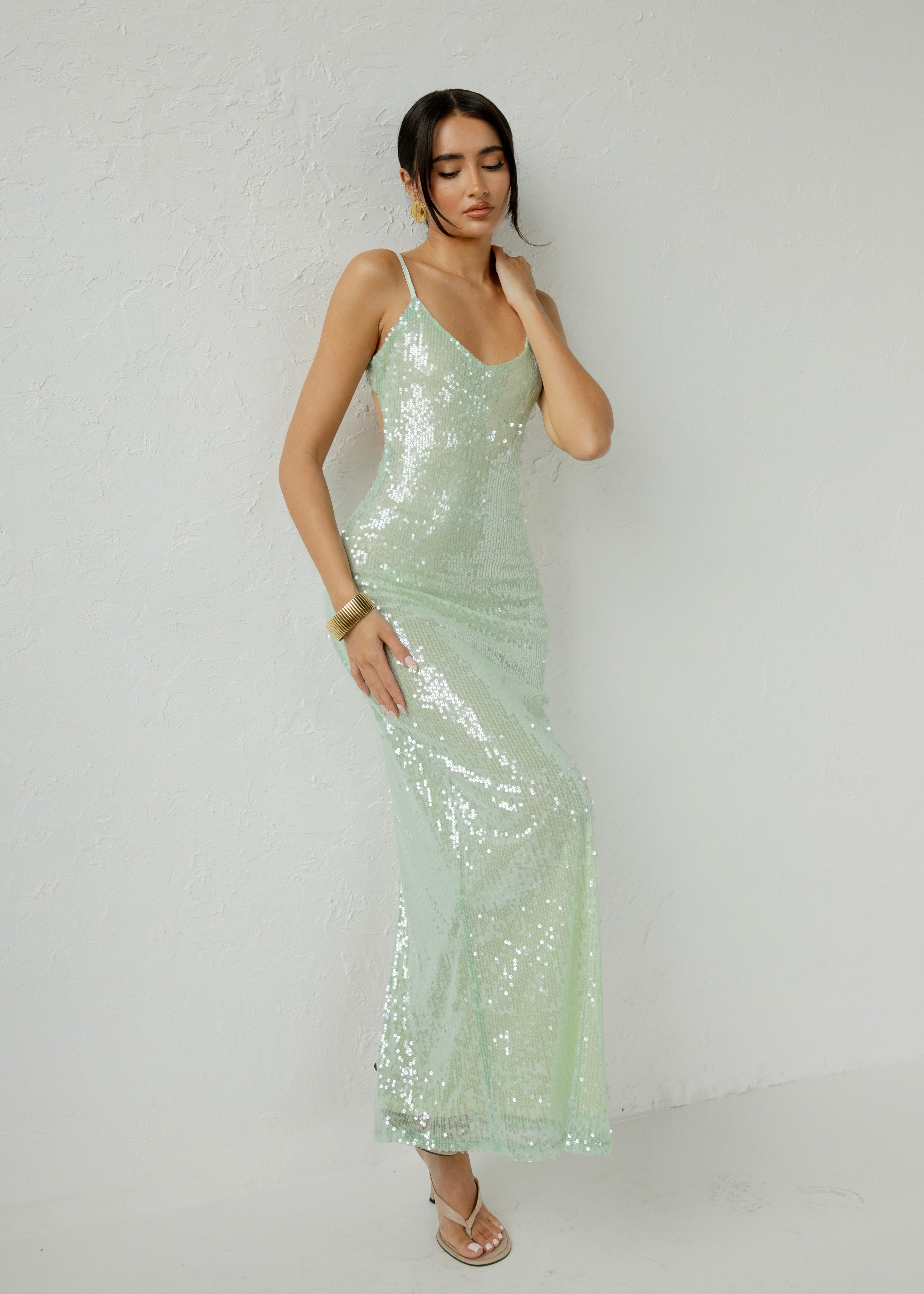 ATERINA SEQUIN DRESS