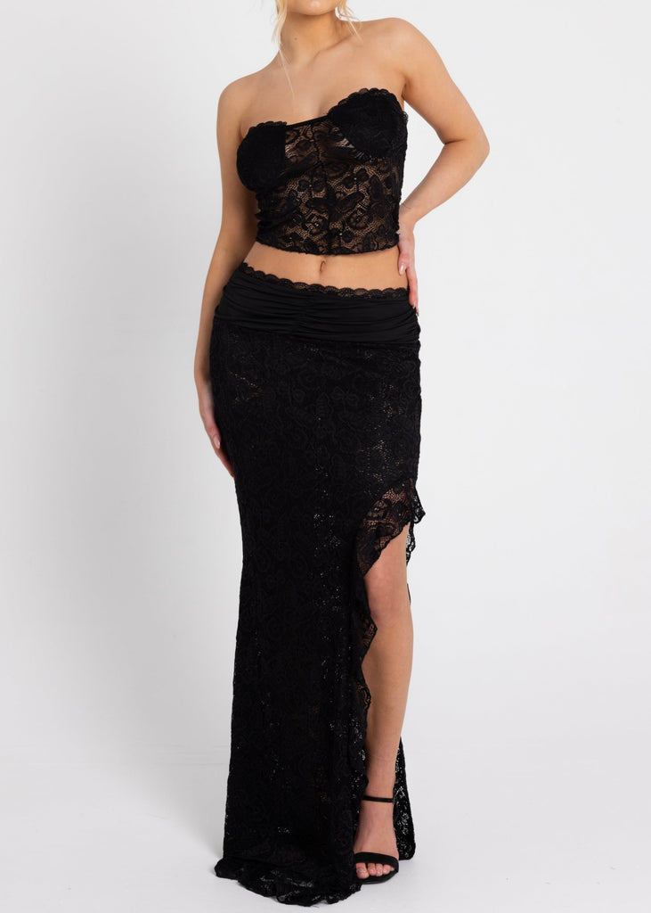 THE REI LACE MAXI SET LemonLunar clothes