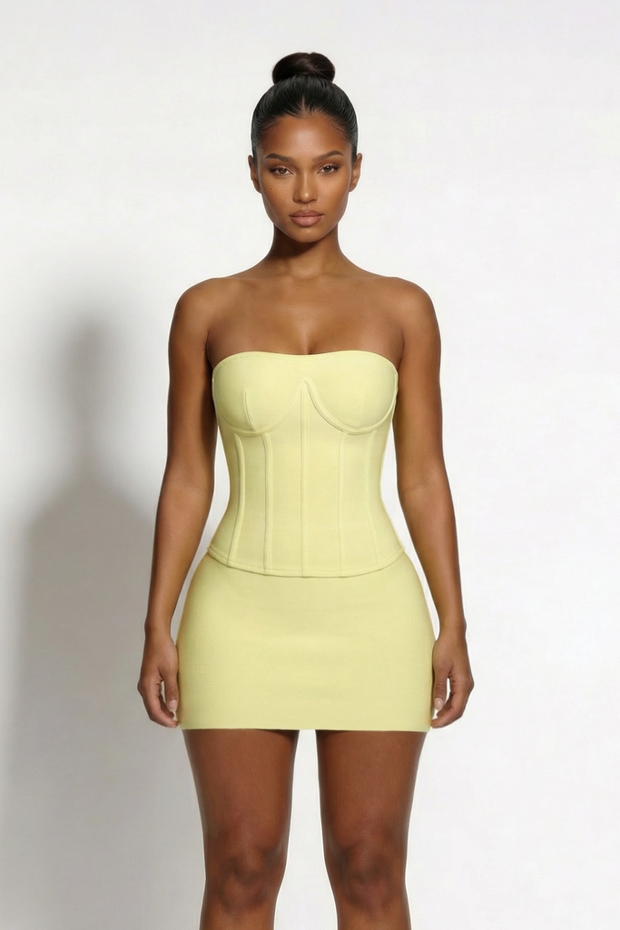 THE CECE SHEER DRESS GREEN  LEMONLUNAR