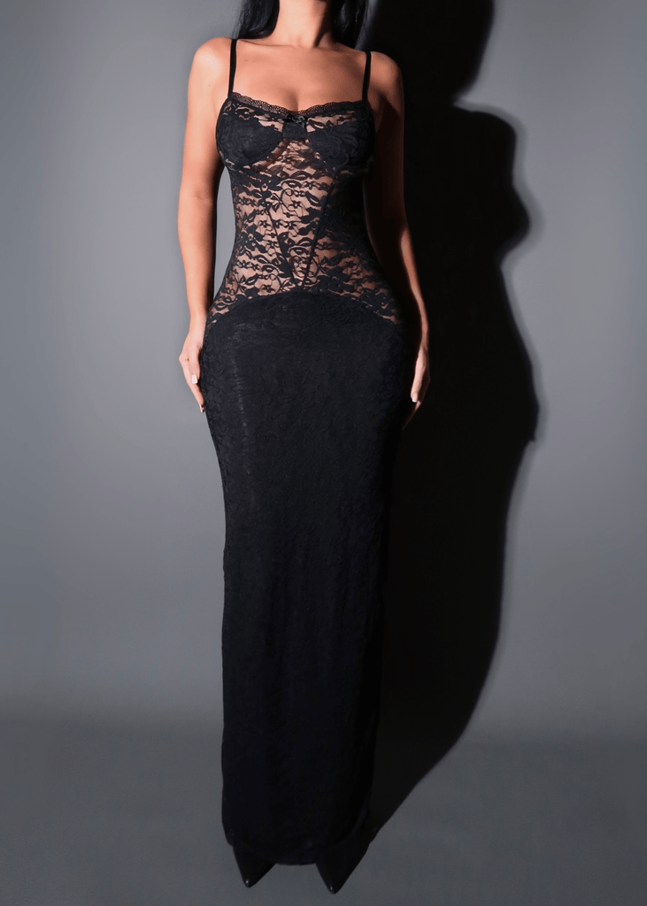 THE LINA LACE MAXI DRESS LemonLunar clothes