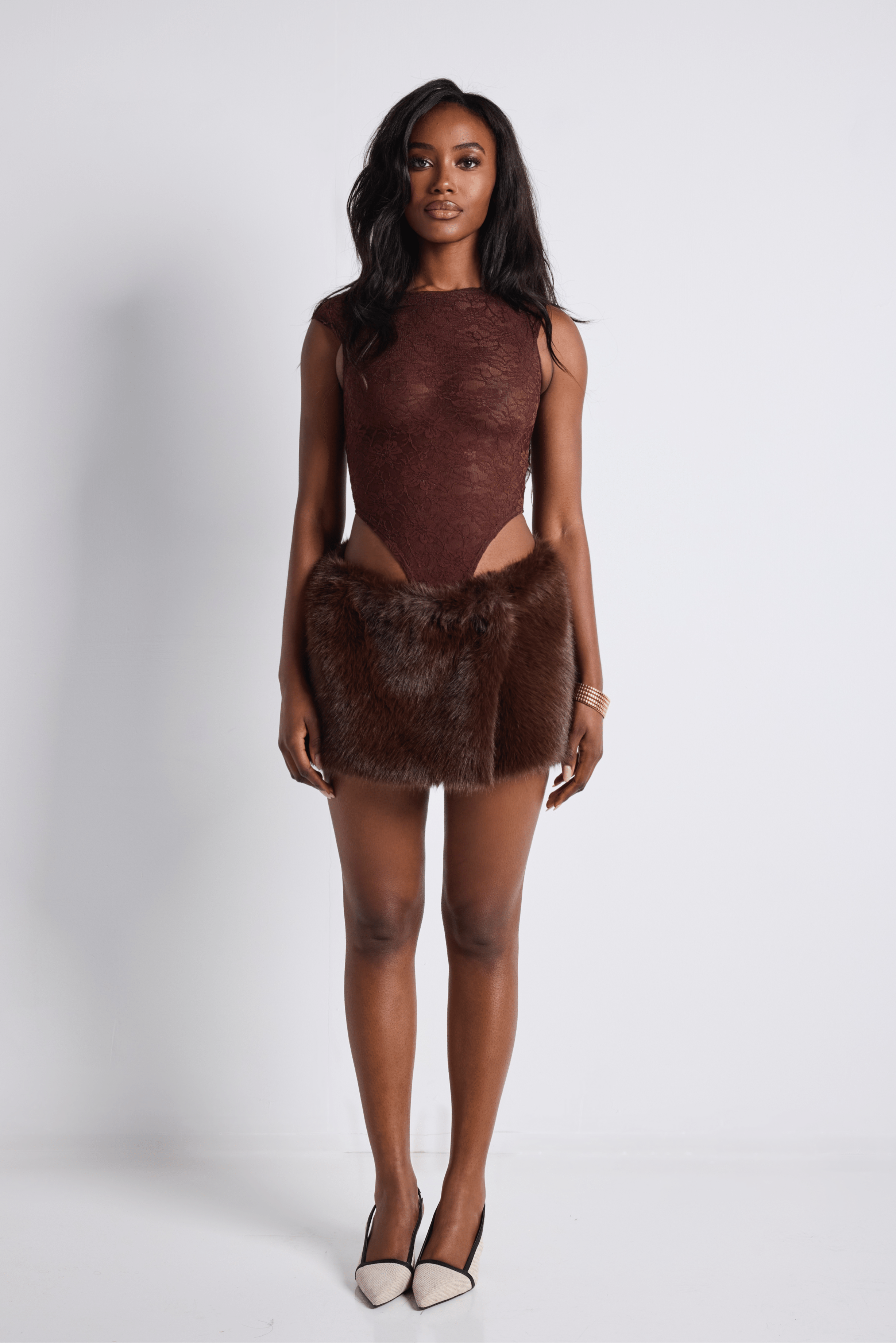 HAZEL FUR SKIRT