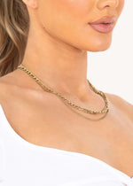 Load image into Gallery viewer, 14k Gold Plated Layering Necklace Lemon Lunar UK clothes
