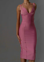 Load image into Gallery viewer, THE ALMA BANDAGE DRESS LemonLunar clothes
