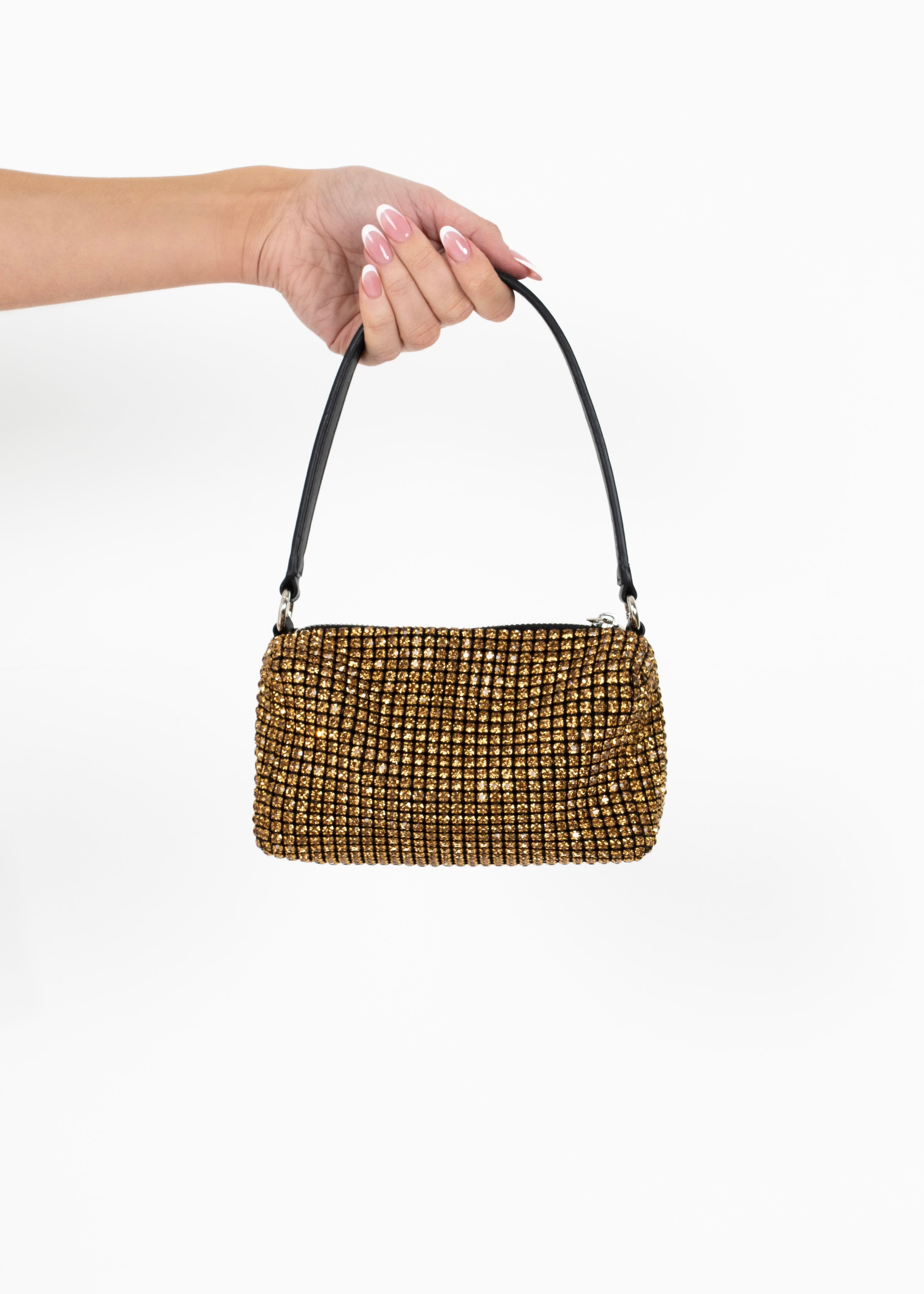 Gold Diamante Bag
