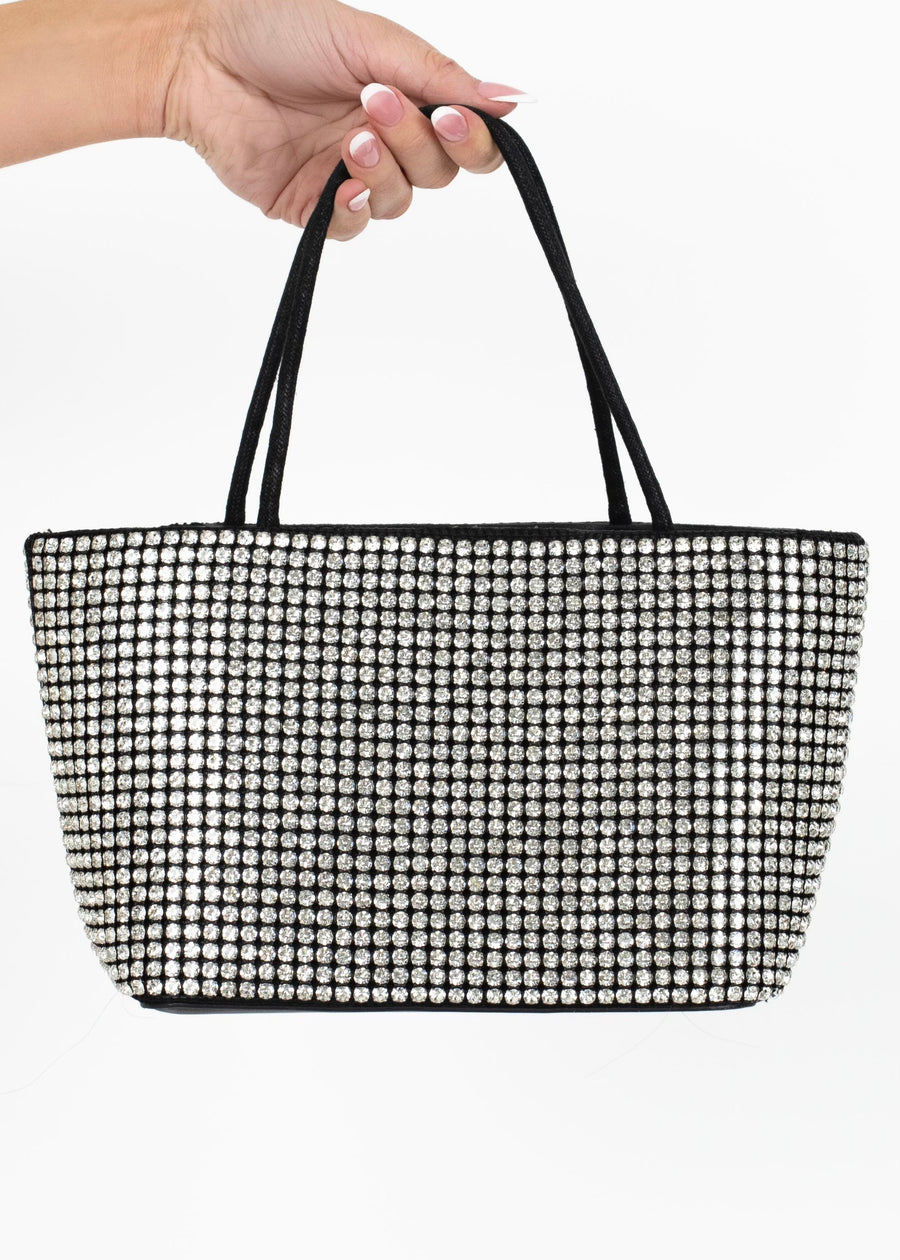 THE SILVER DIAMANTE HANDBAG LemonLunar 