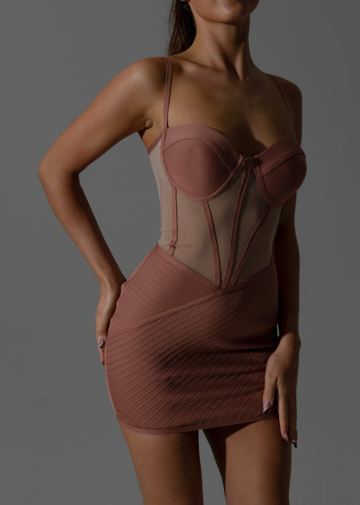 THE HANA BANDAGE DRESS LemonLunar clothes
