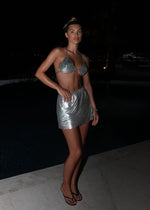 Load image into Gallery viewer, THE SILVER CHAINMAIL TWO PIECE LemonLunar clothes
