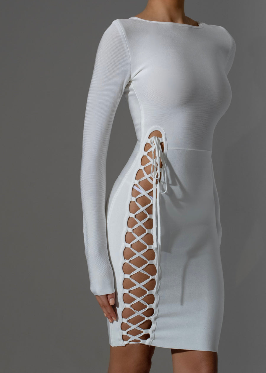 THE NYSSA BANDAGE DRESS LemonLunar clothes