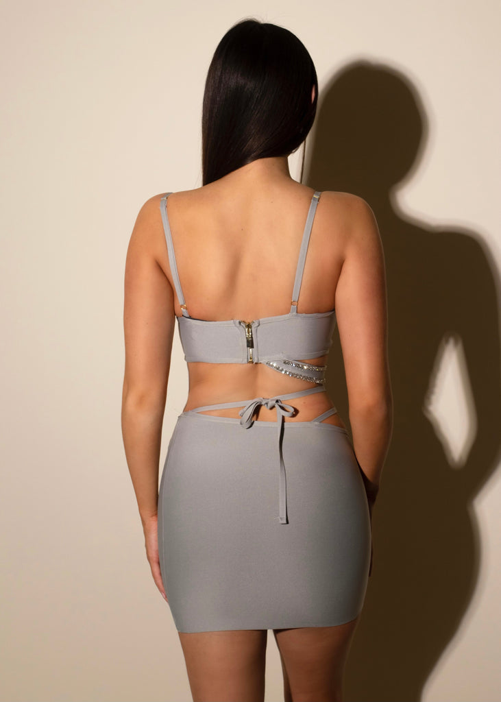 THE MIMI BANDAGE TWO PIECE LemonLunar clothes