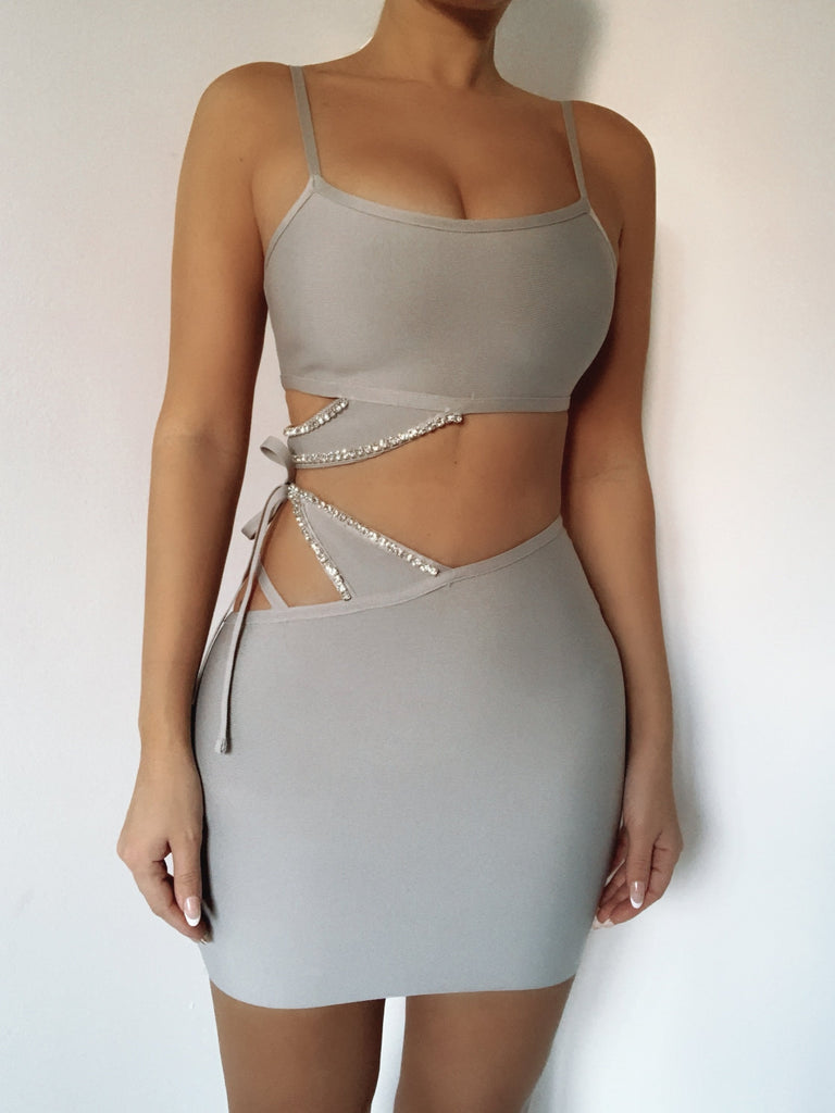 THE MIMI BANDAGE TWO PIECE LemonLunar clothes