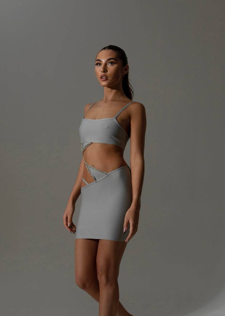 THE MIMI BANDAGE TWO PIECE LemonLunar clothes