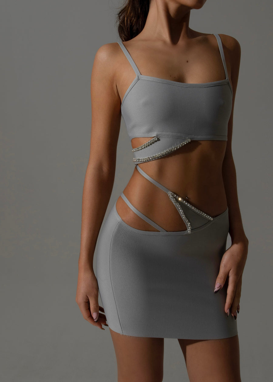 THE MIMI BANDAGE TWO PIECE LemonLunar clothes