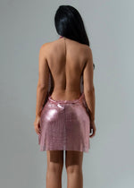 Load image into Gallery viewer, The Kenny Chainmail Dress Pink LemonLunar clothes
