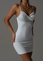 Load image into Gallery viewer, THE LEMONLUNAR MINI DRESS WHITE LemonLunar Dresses
