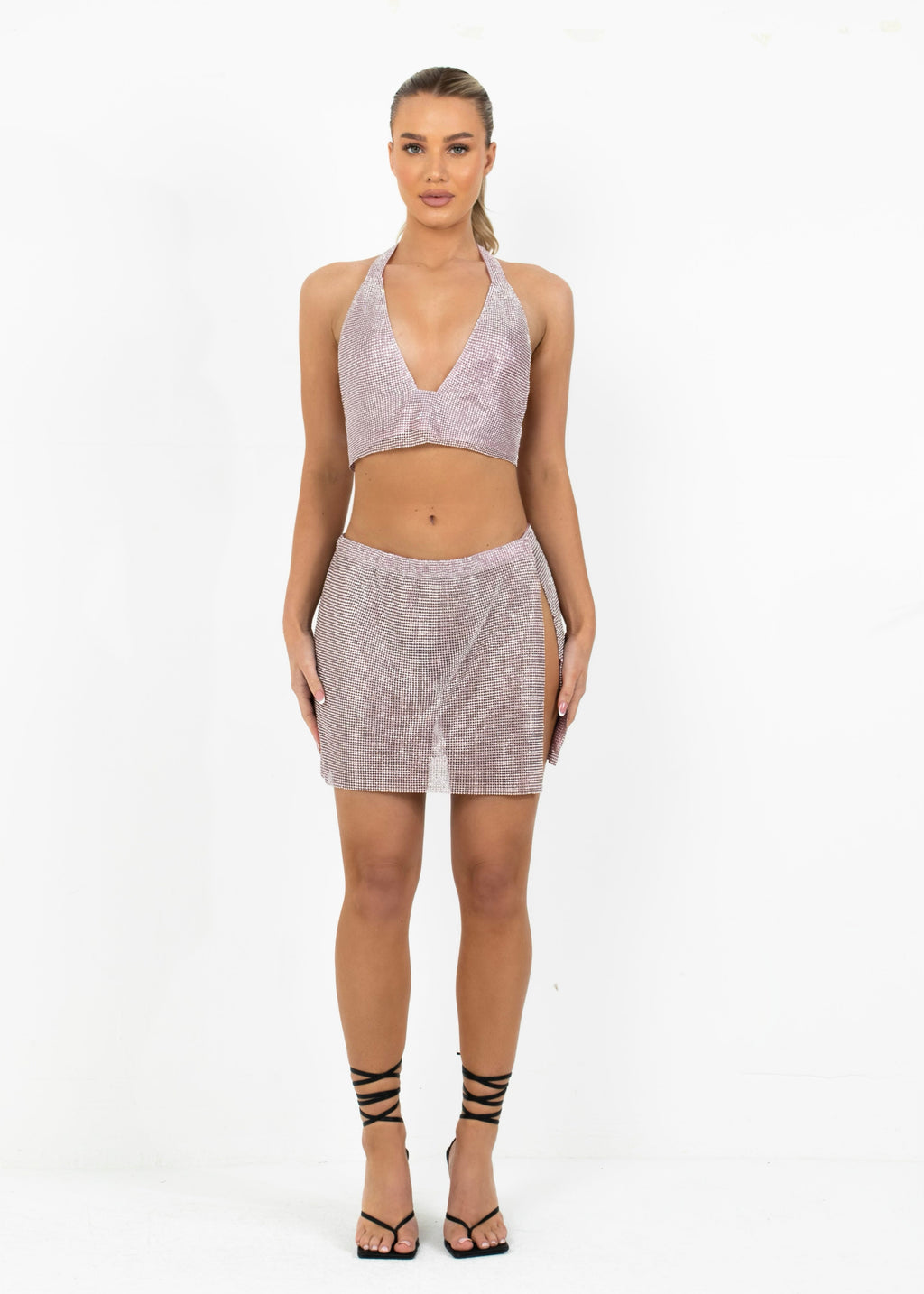 THE PURPLE DIAMANTE TWO PIECE LemonLunar clothes