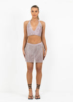 Load image into Gallery viewer, THE PURPLE DIAMANTE TWO PIECE LemonLunar clothes
