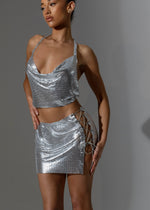 Load image into Gallery viewer, THE SILVER CHAINMAIL TWO PIECE LemonLunar clothes
