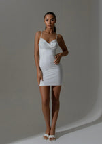 Load image into Gallery viewer, THE LEMONLUNAR MINI DRESS WHITE LemonLunar Dresses
